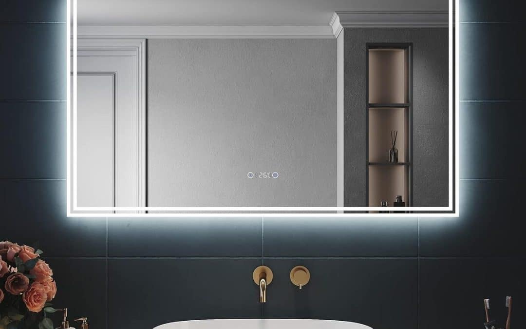 Test du miroir LED SIRHONA Bluetooth 120x70 cm : éclairage, anti-buée et plus