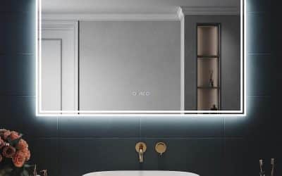 Test du miroir LED SIRHONA Bluetooth 120×70 cm : éclairage, anti-buée et plus