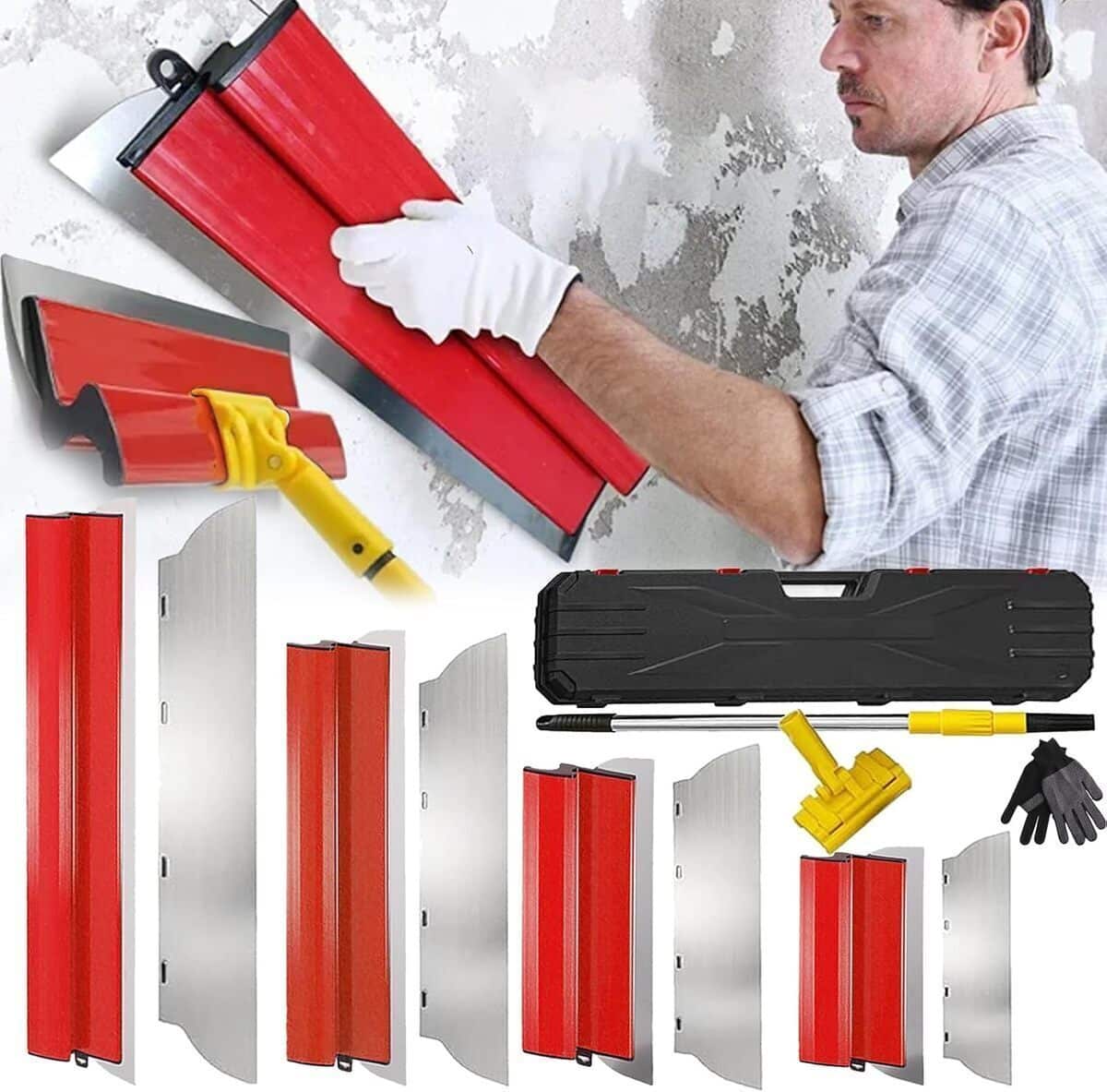 Test : ensemble spatules Surface pour décoration murale