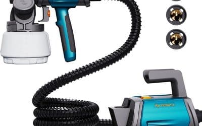 Test : pistolet à peinture Tilswall 800W avec réservoir 1300 ml et 4 buses