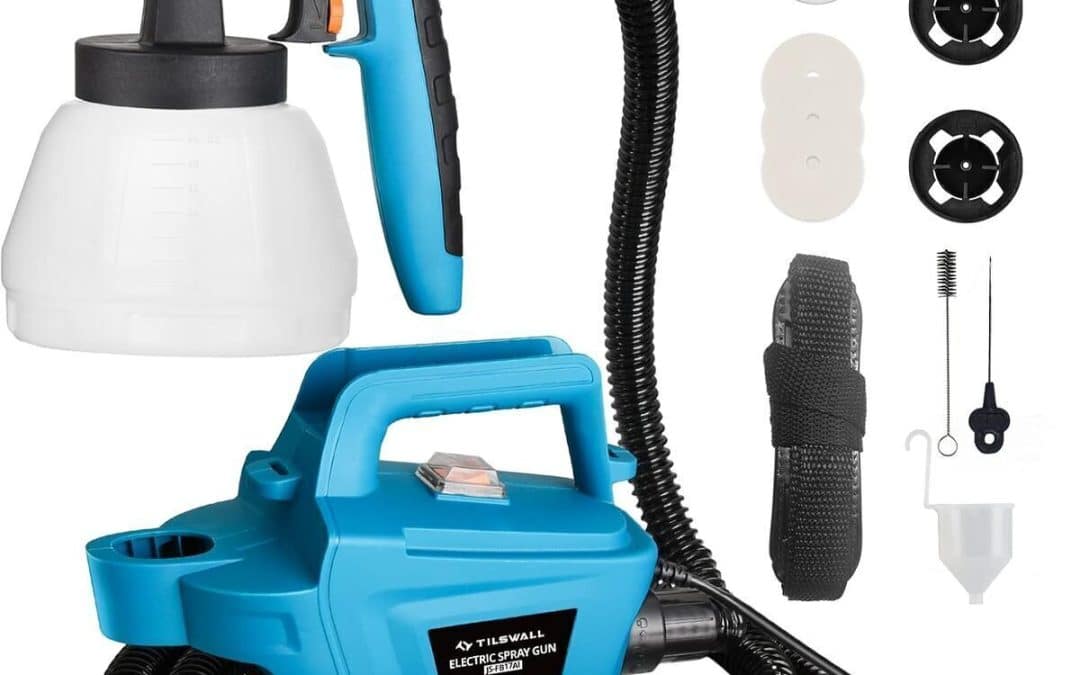 Test : pistolet à peinture Tilswall 800W, puissance et précision