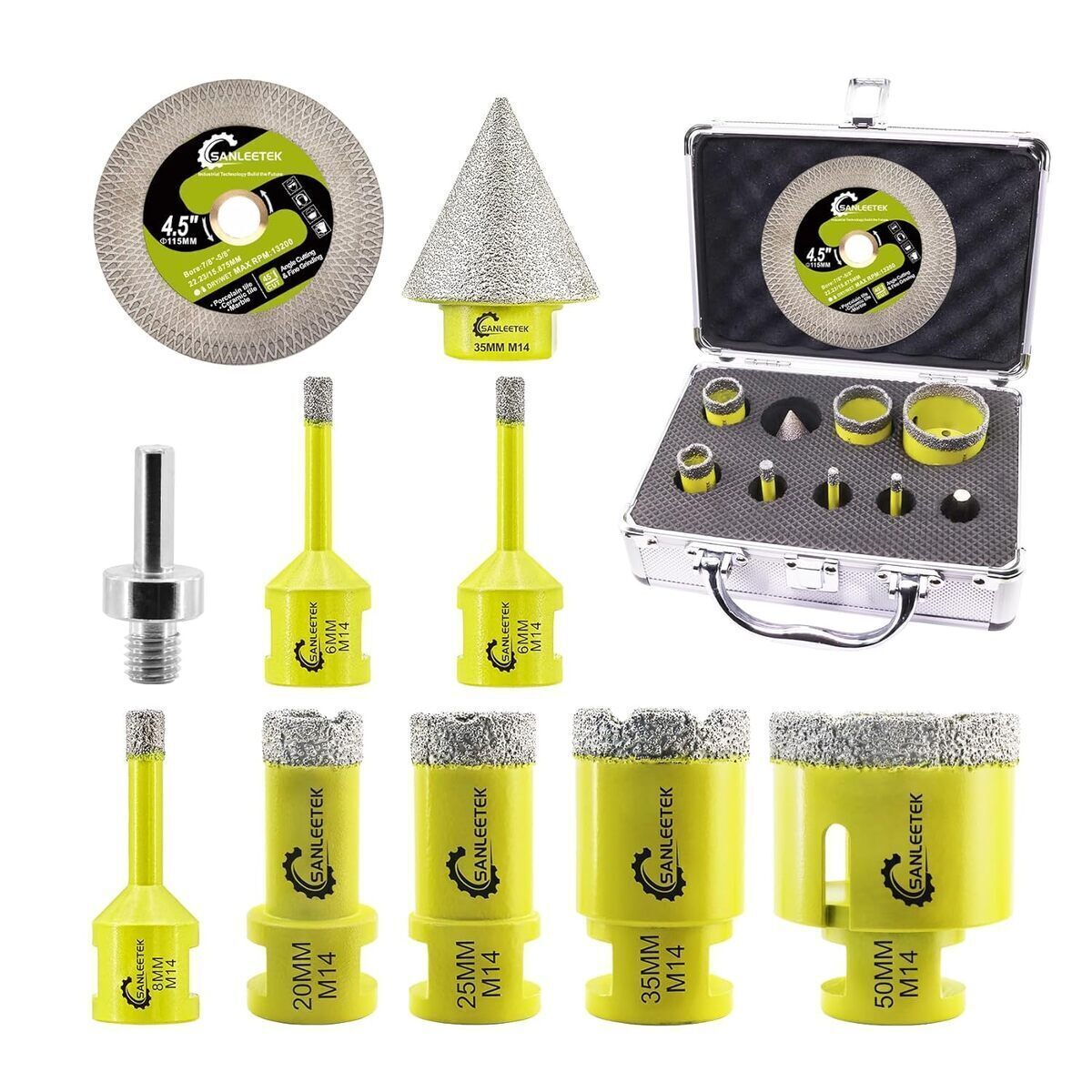 Test : sanleetek kit foret diamant pour carrelage