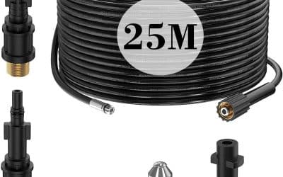Test : tuyau déboucheur Kärcher 25M haute pression 180 bar