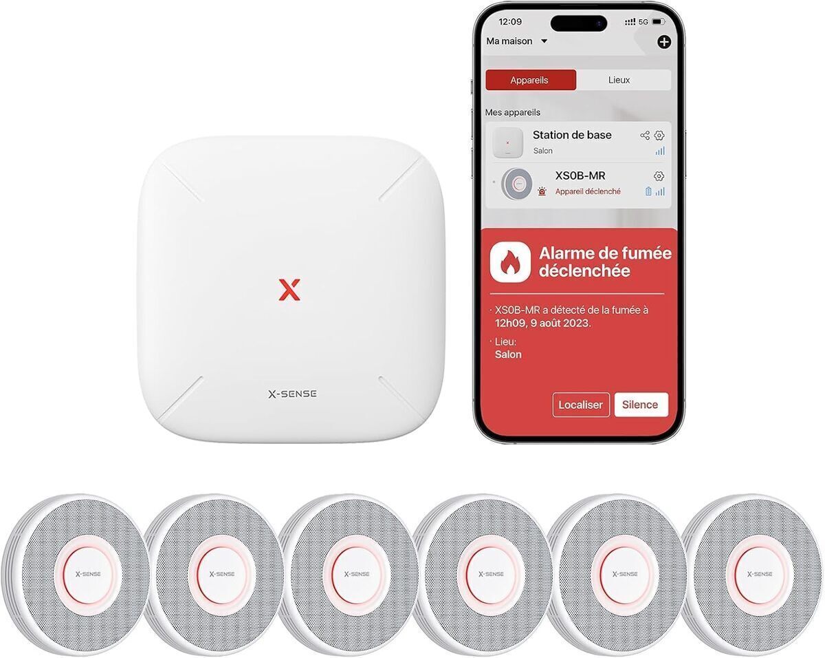 Test X-Sense Détecteur de fumée connecté : alarme incendie performante