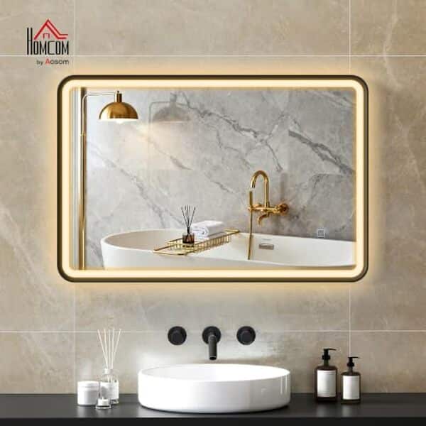 Découvrez notre avis détaillé sur le miroir LED HOMCOM 90 x 60 cm avec éclairage intégré et contrôle tactile. Caractéristiques, avantages et conseils d'achat pour bien choisir. 