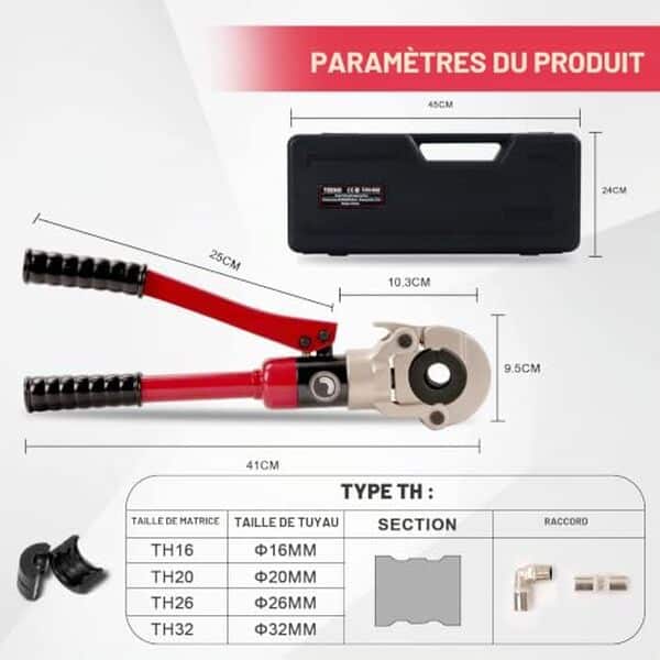 Découvrez notre test complet de la pince à sertir professionnelle TEENO 10T avec profil TH 360°. Performances, qualité et fiabilité analysées pour les professionnels.