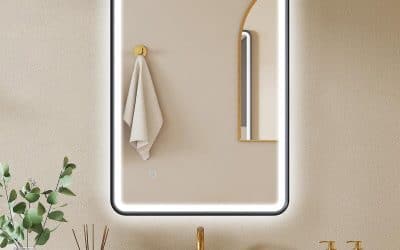 Avis Sur Le Miroir LED HOMCOM 90 X 60 Cm Avec Éclairage Et Contrôle Tactile