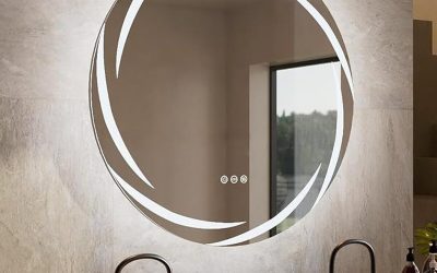 Avis sur le miroir mural connecté LUVODI LED 80×80 cm