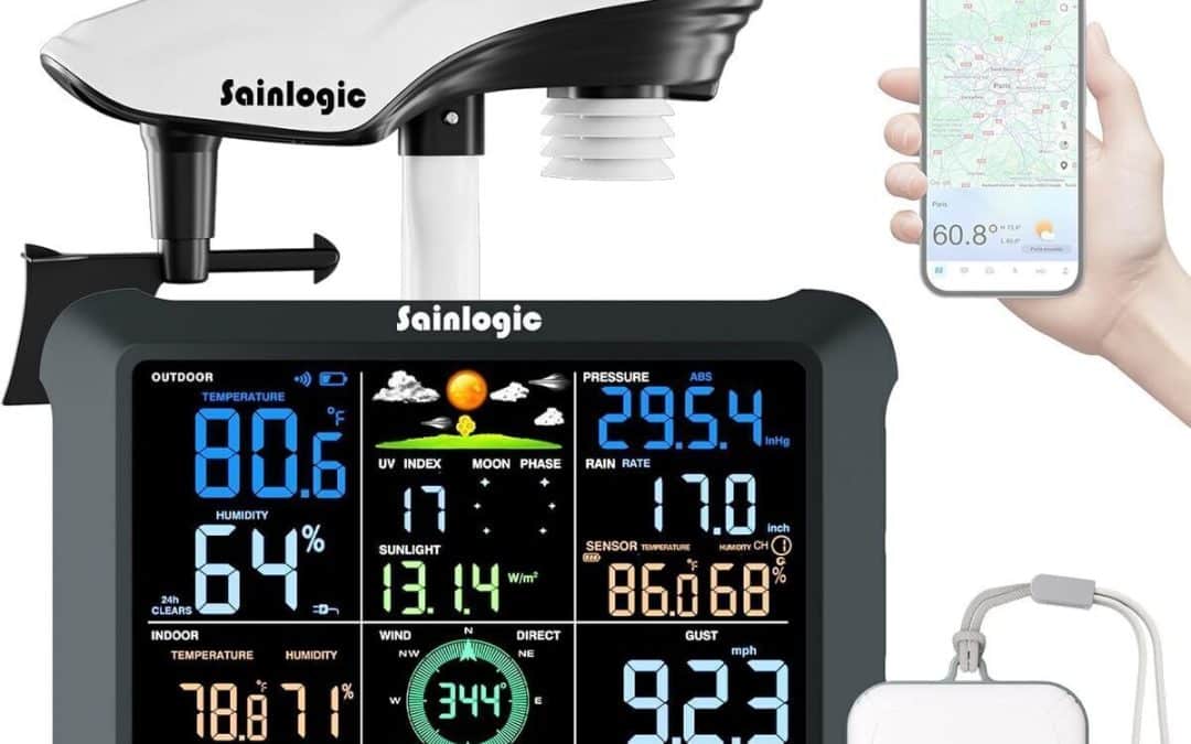 Test De La Station Météo Sainlogic Intelligente Sa9 Plus Wifi