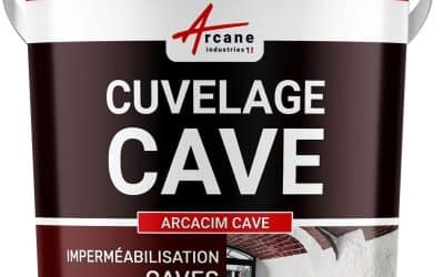 Test de l’enduit hydrofuge Arcacim cave 25 kg d’Arcane Industries