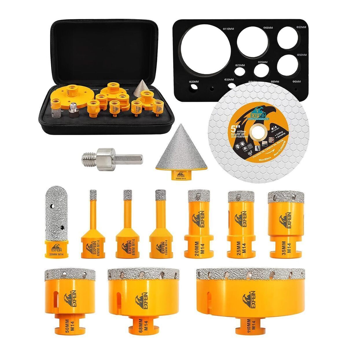 Test du kit de foret diamanté EXFEIN : précision et efficacité