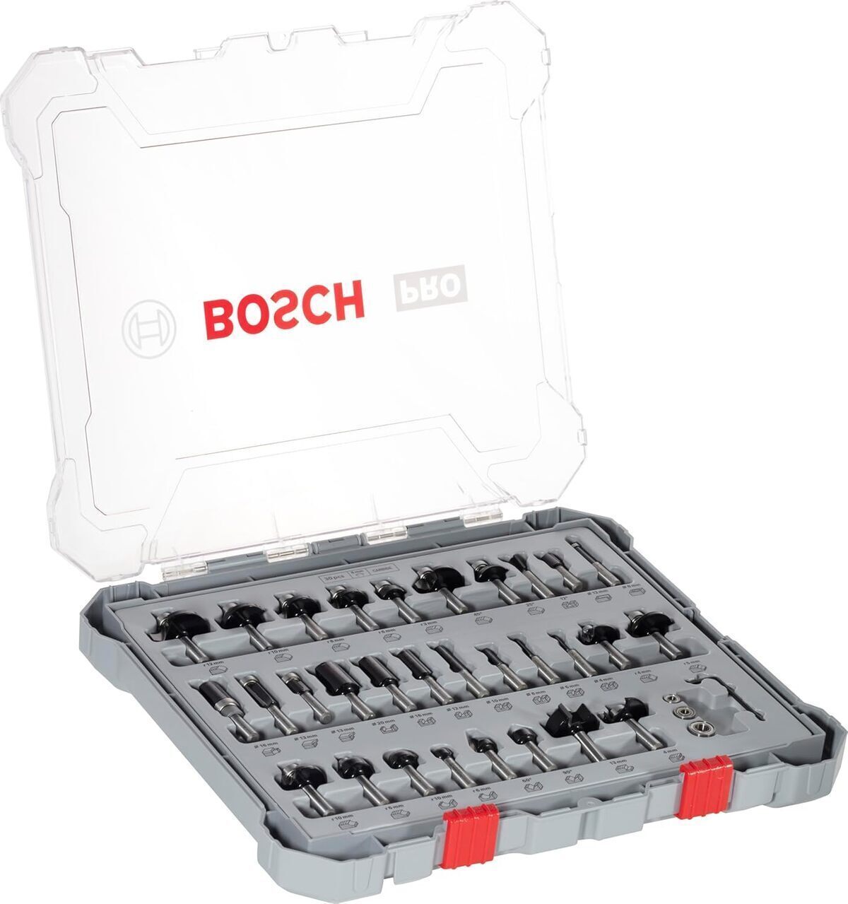 Test du kit de fraises mixtes Bosch Professional 30 pièces