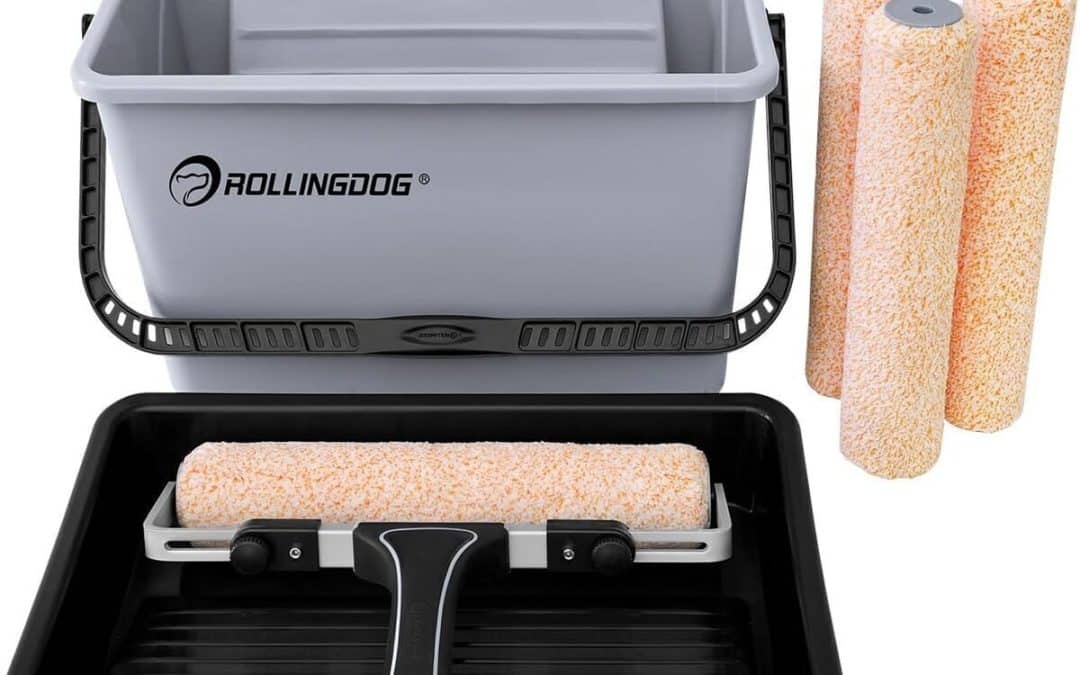 Test du kit de peinture complet Rollingdog : lot de 7 rouleaux de 30, 5 cm