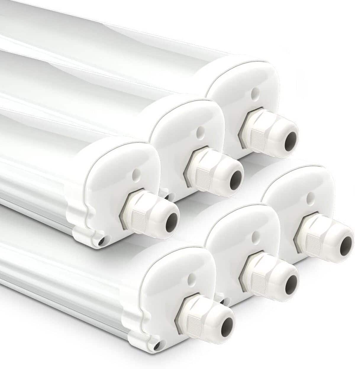 Test du lot de 6 lampes led étanches Hoftronic 36w