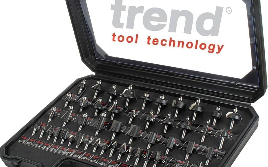 Test : ensemble de fraises Trend, 50 pièces, tige 1/4 pouce