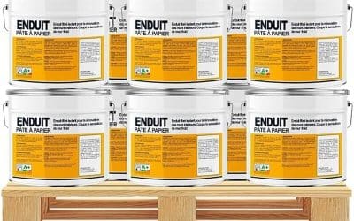 Test : pâte à papier ECRAN77, crépi décoratif et isolant