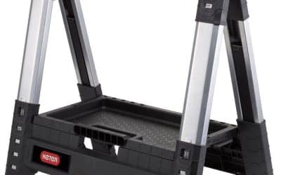 Test tréteau extensible Keter Llumberjack noir : un allié robuste pour vos travaux
