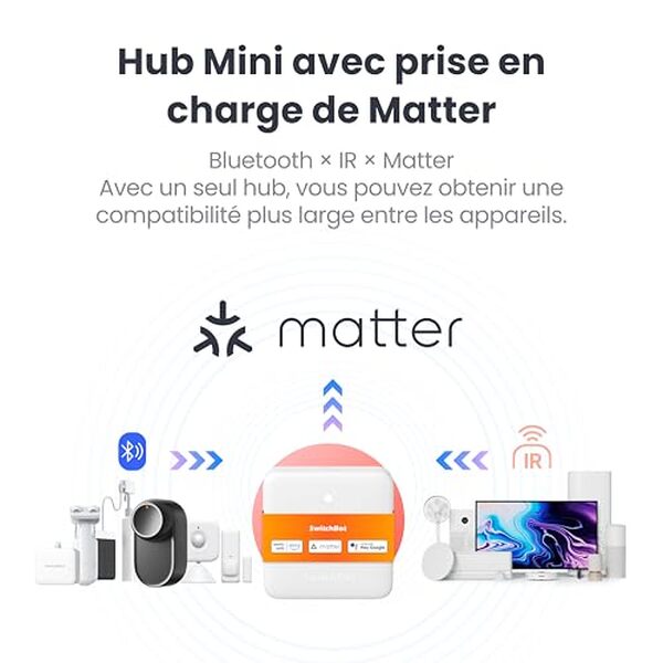 Dรฉcouvrez notre test du SwitchBot Hub Mini, le hub domotique intelligent compatible Matter. Avis, caractรฉristiques et performances pour votre maison connectรฉe.