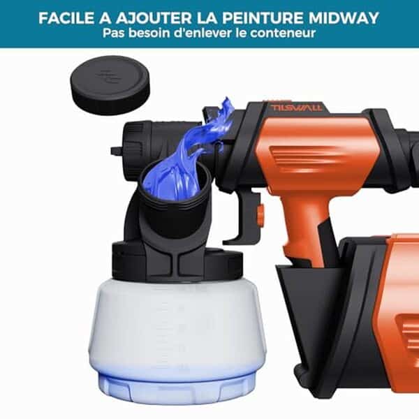 Découvrez notre test détaillé du pistolet à peinture Tilswall 800w HVLP : performances, avantages et conseils d'utilisation pour vos travaux de peinture.