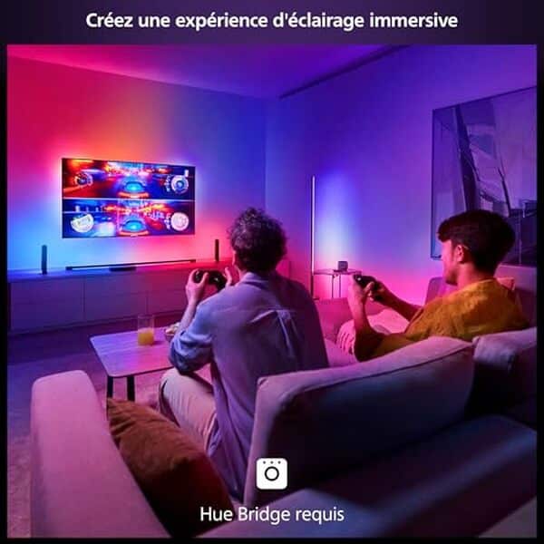 Découvrez notre test complet du Philips Hue Play HDMI Sync Box 8K : technologie de synchronisation lumineuse révolutionnaire avec 10 lumières pour une immersion visuelle exceptionnelle. Avis détaillé et performances.