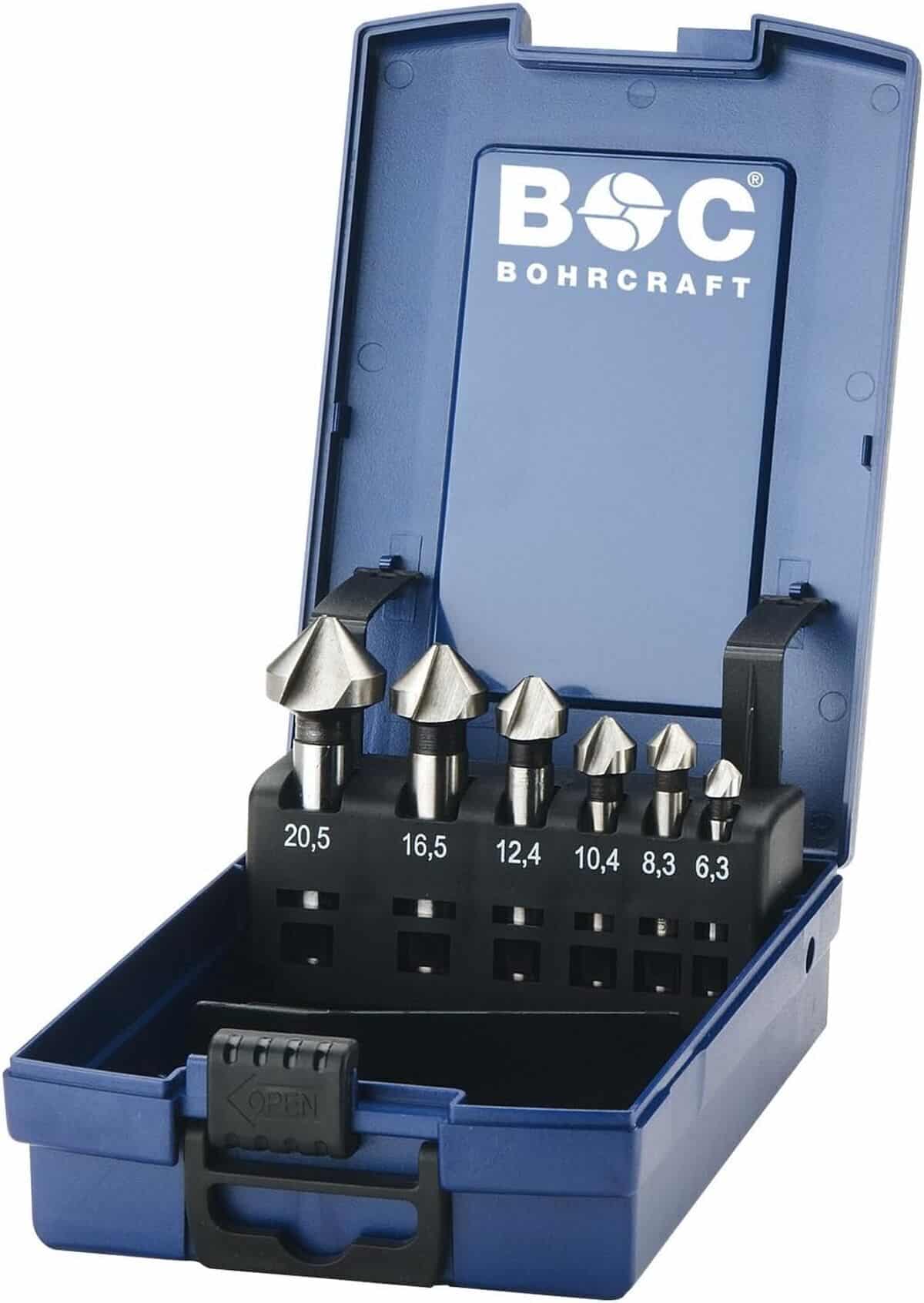 Test : bohrcraft jeu de 6 fraises coniques HSS-G