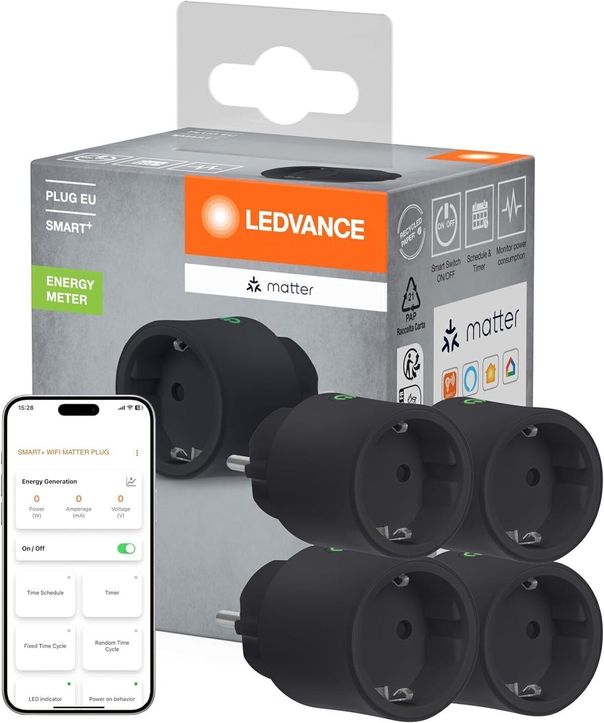 Test de la prise intelligente Ledvance Smart+ Indoor Plug pour maison connectée