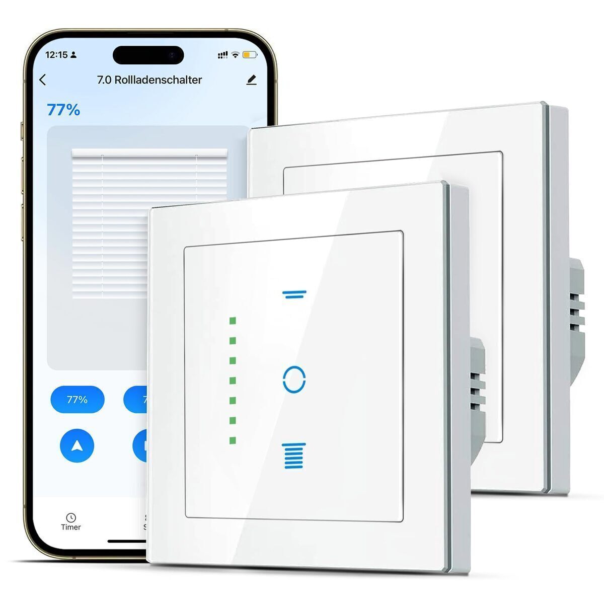 Test de l'interrupteur smartercurry WiFi Gen 7 pour volets roulants