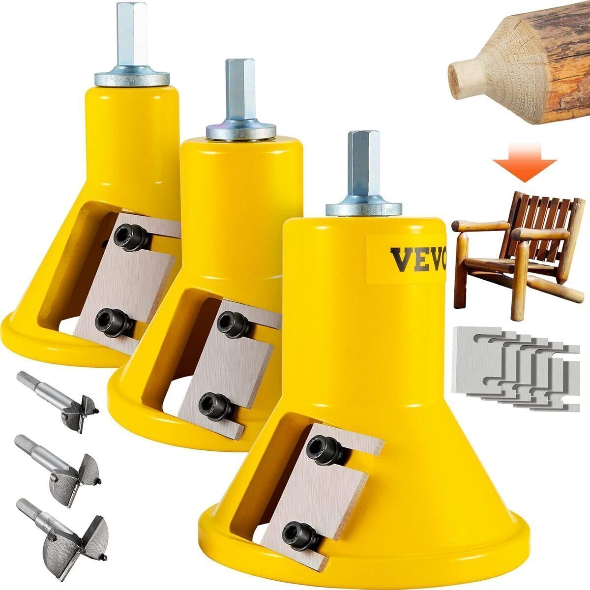 Test du kit d'embouts tenonner Vevor pour bricolage bois