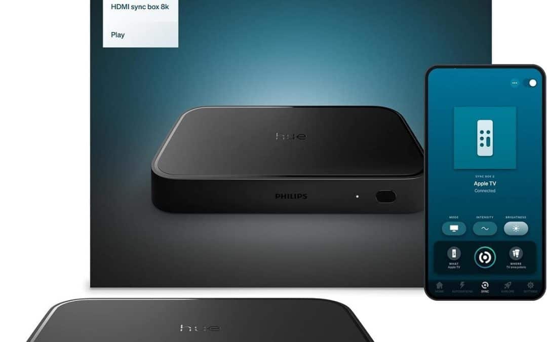 Test du Philips Hue Play HDMI Sync Box 8K : immersion lumineuse 10 lumières