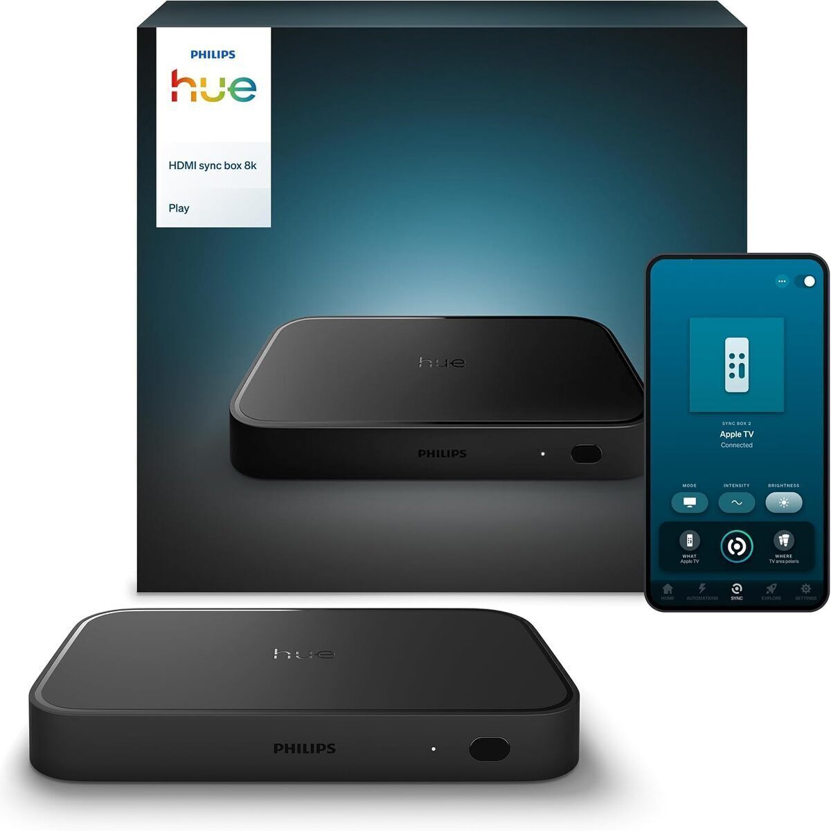 Test du Philips Hue Play HDMI Sync Box 8K : immersion lumineuse 10 lumiรจres