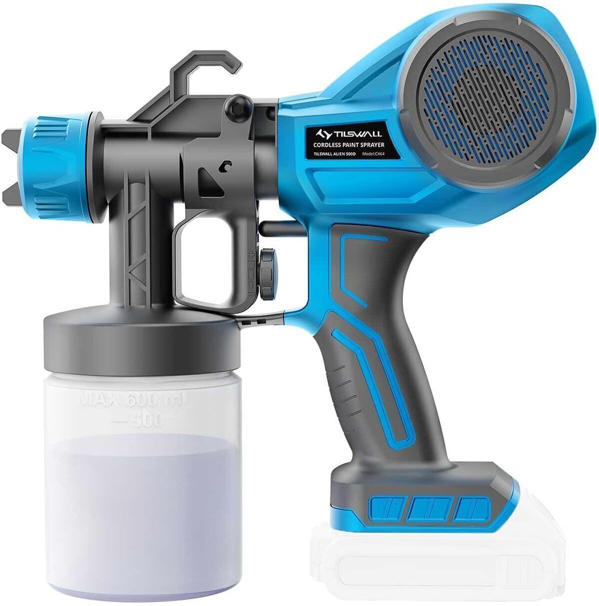 Test du pistolet peinture sans fil Tilswall : léger et polyvalent