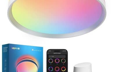 Test du plafonnier LED connecté Lepro T1 IA : éclairage intelligent et étanche