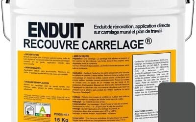 Test : enduit carrelage effet béton 15 kg, prêt à l’emploi