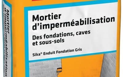 Test : enduit Sika gris imperméable pour fondations