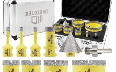 Test : forets diamant pour carrelage et céramique – kit 10 pièces avec adaptateur M14