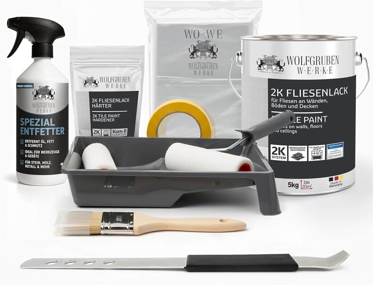 Test : kit peinture carrelage WO-WE blanc perlé 5 kg