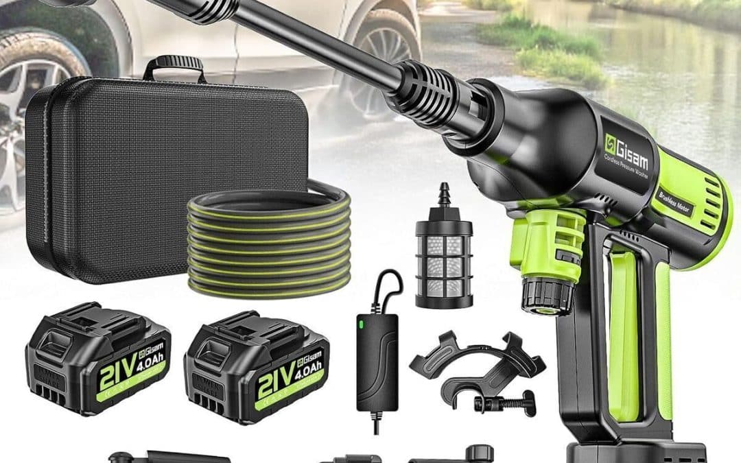 Test : nettoyeur haute pression sans fil highsam Pressure Washer 120 bar, notre avis complet