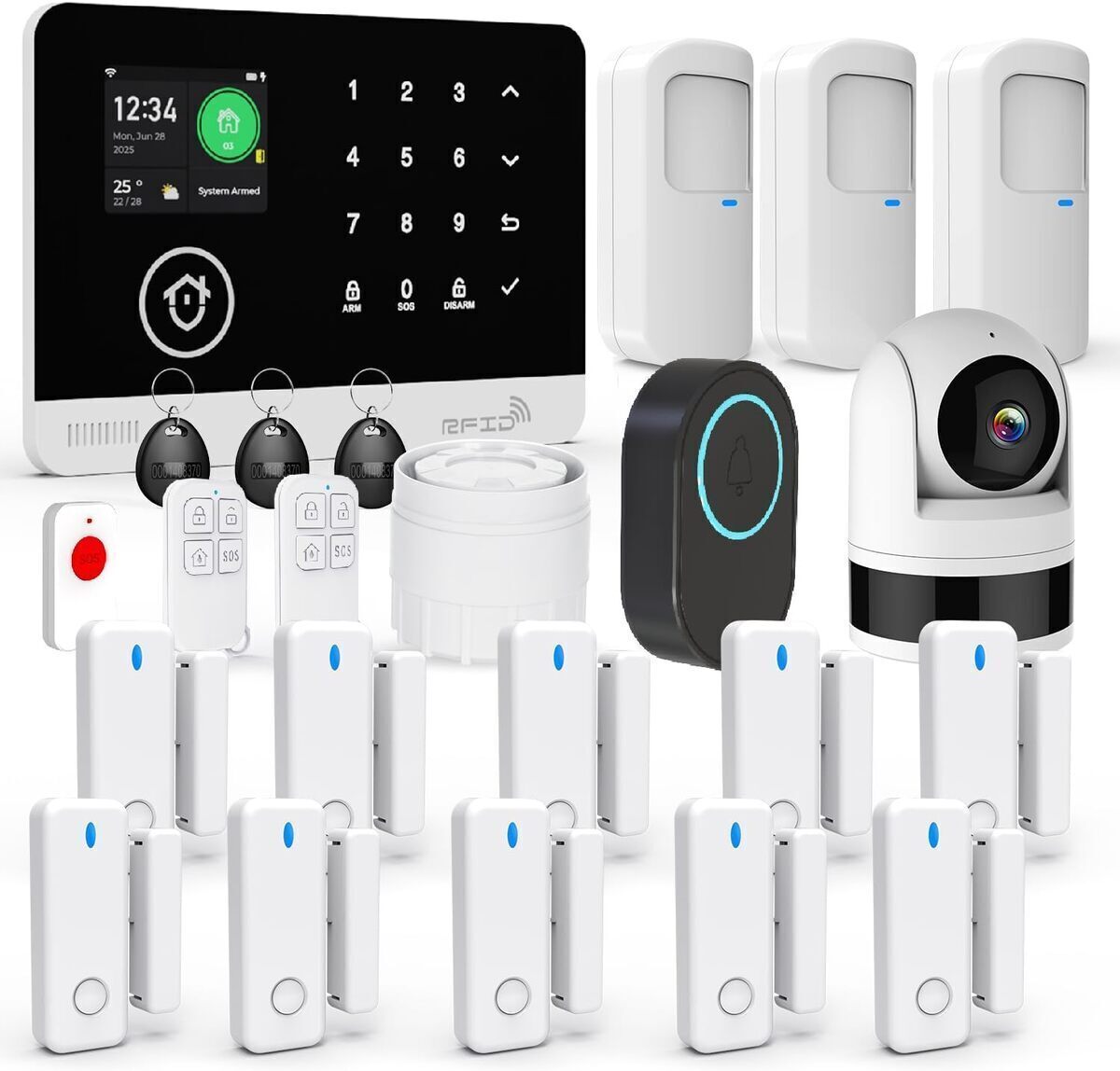 Test : système d'alarme domestique 4G/Wi-Fi avec caméra et sirène 120dB
