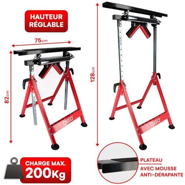 Découvrez notre test complet du tréteau multifonction 4en1 avec servante à rouleaux. Guide d'achat, caractéristiques et avis pour choisir la meilleure servante polyvalente.