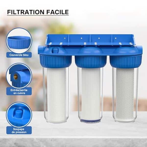 Découvrez notre test complet du système de filtration Naturewater Nw-br10b4 : efficacité prouvée, 3 étapes de purification et performance optimale pour une eau de qualité.