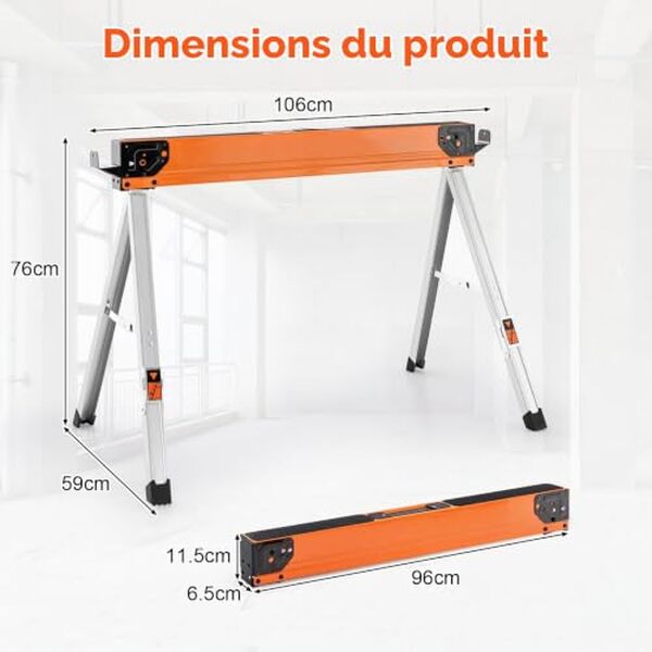 Découvrez notre test détaillé des tréteaux pliables Fantask 500 kg. Résistance, stabilité et praticité : tous les critères évalués pour vous aider à choisir.