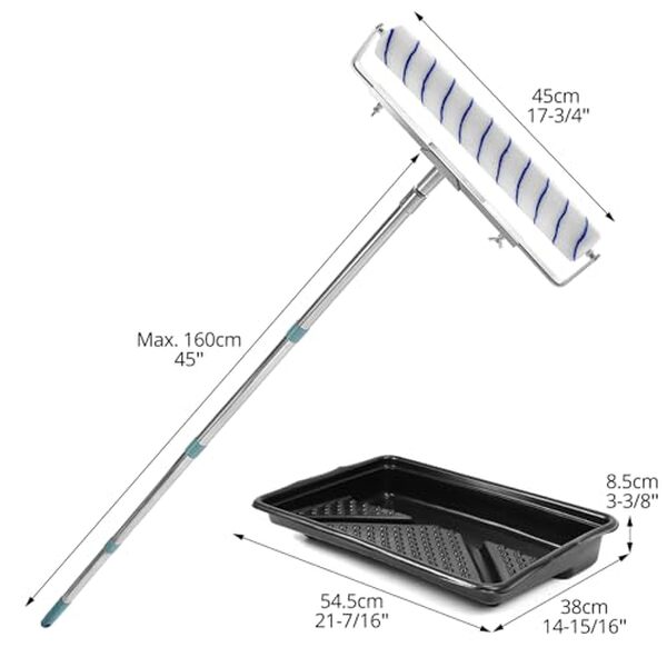 Découvrez notre test complet du kit rouleaux QWORK 45 cm : efficacité, qualité et polyvalence pour vos projets de peinture intérieure et extérieure.