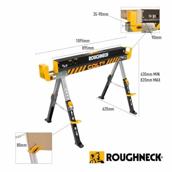 Découvrez les tréteaux Roughneck Colt 600E : une paire de tréteaux robustes et stables pour tous vos travaux. Test complet et avis détaillé.