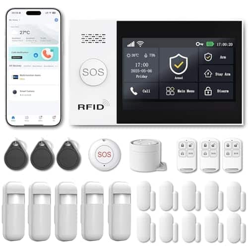 Test : alarme maison RenseCum sans fil WiFi 4G, kit complet connecté