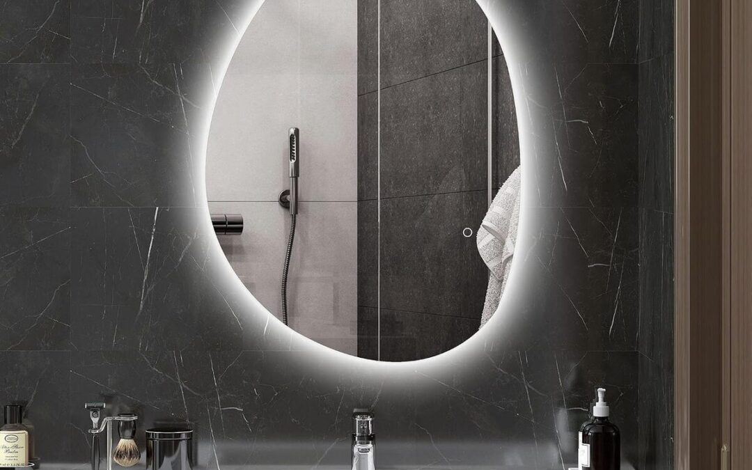 Avis sur le miroir lumineux HOMCOM LED 80 x 60 cm anti-buée
