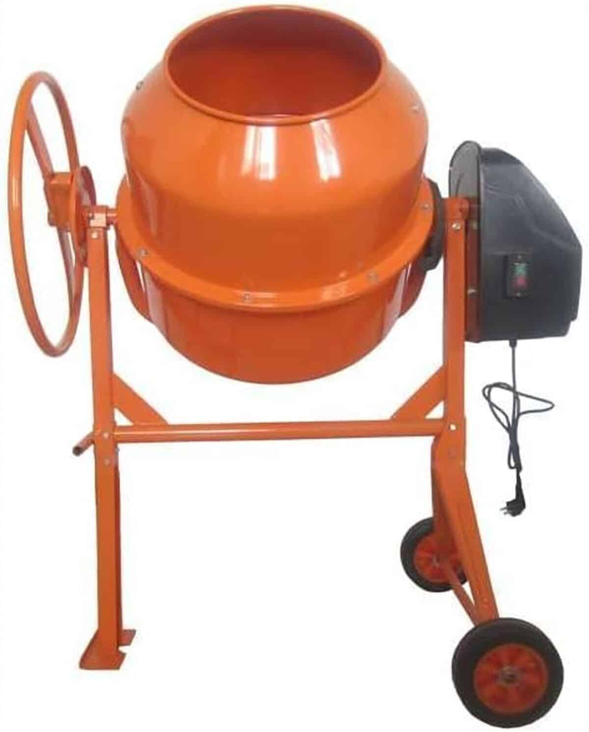 Test de la bétonnière Excel cdf07867 : puissance 800 W, capacité 180 l