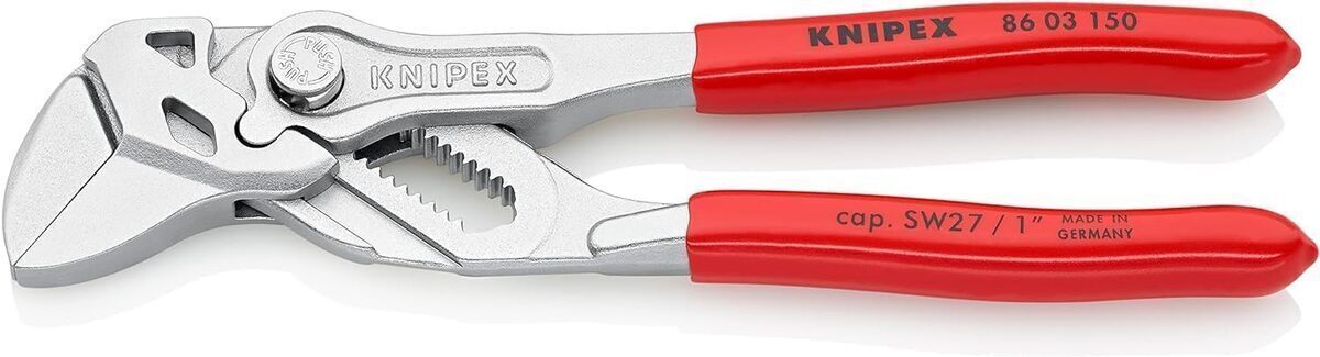 Test de la pince-clé Knipex 86 03 150 SB