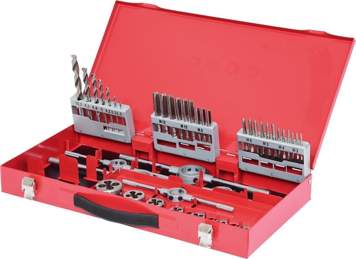 Test du coffret de tarauds et filières KS Tools 331.0644 : 44 pièces polyvalentes