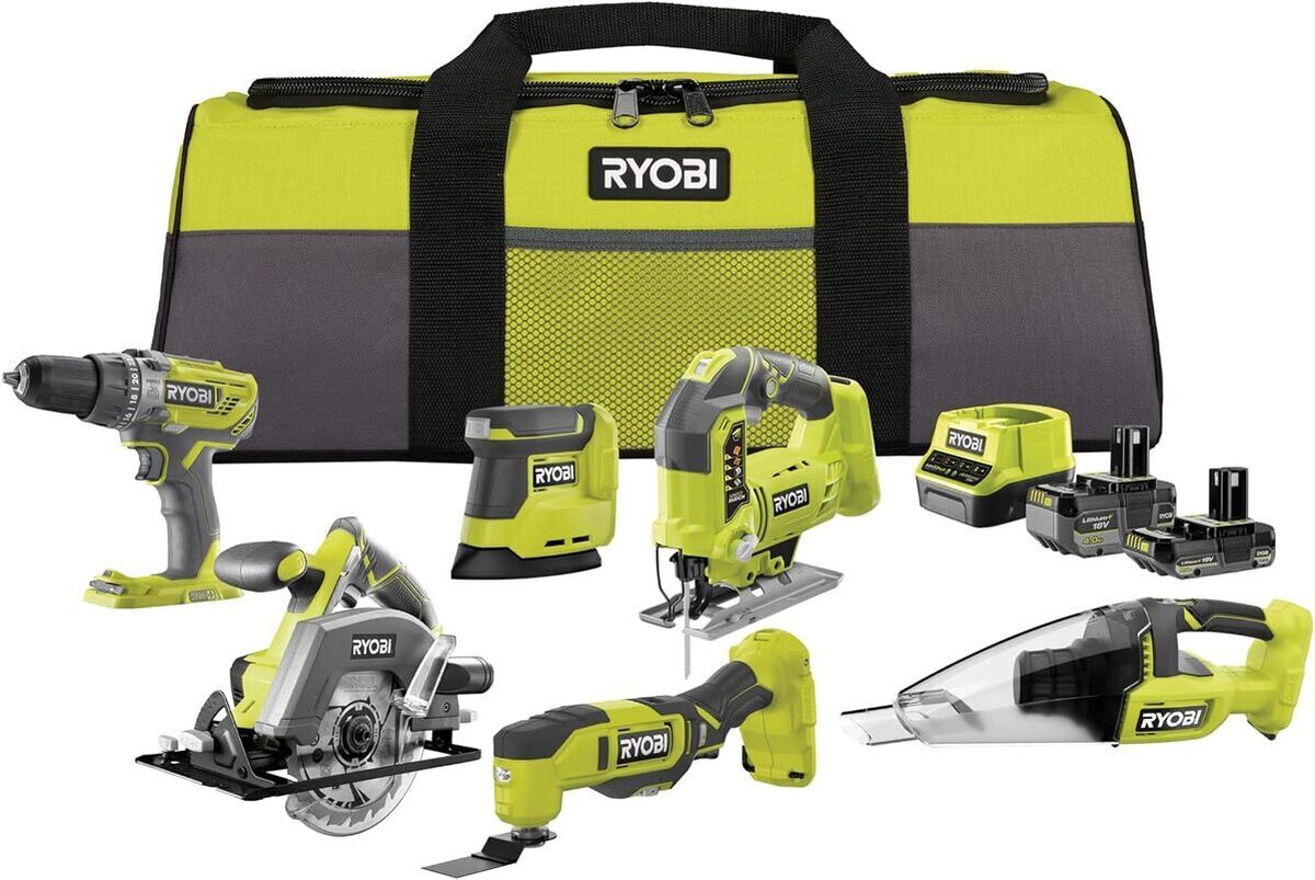 Test du kit 6 outils Ryobi 18V ONE+ : puissance et polyvalence