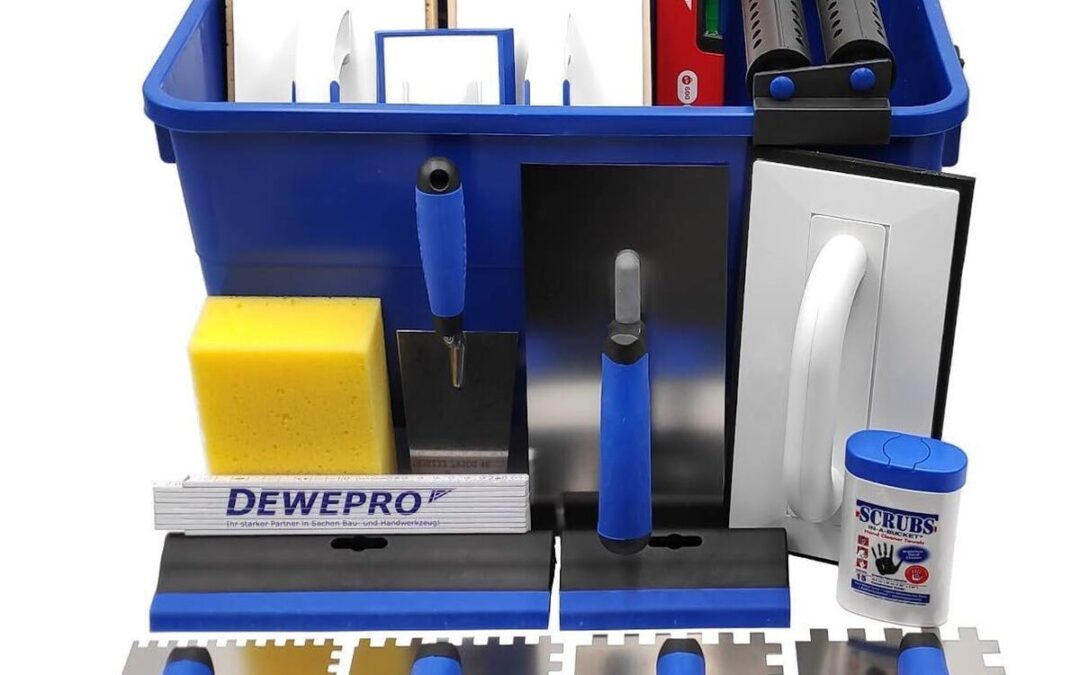 Test du kit de nettoyage carrelage XXL Dewepro : l'outil complet pour pose parquet